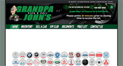 Desktop Screenshot of grandpajohnsautoparts.com